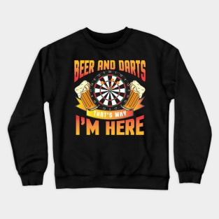 Beer and Darts Crewneck Sweatshirt